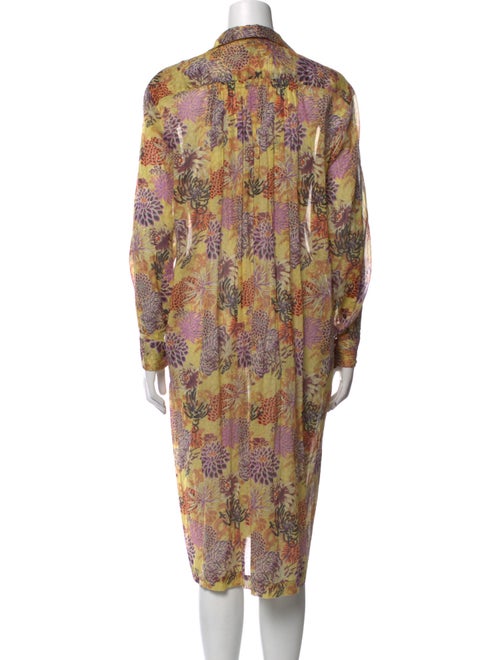 Dries Van Noten Floral Print Knee-Length Dress