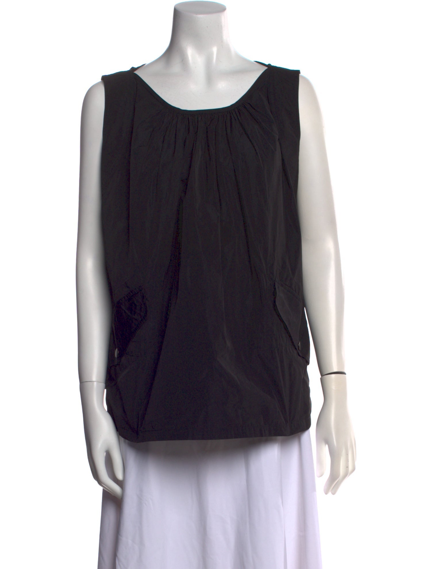 Dries Van Noten Scoop Neck Sleeveless Blouse