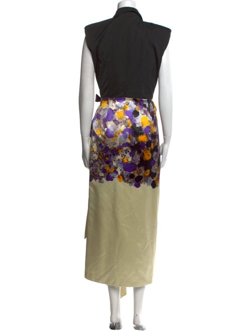 Dries Van Noten Printed Long Dress