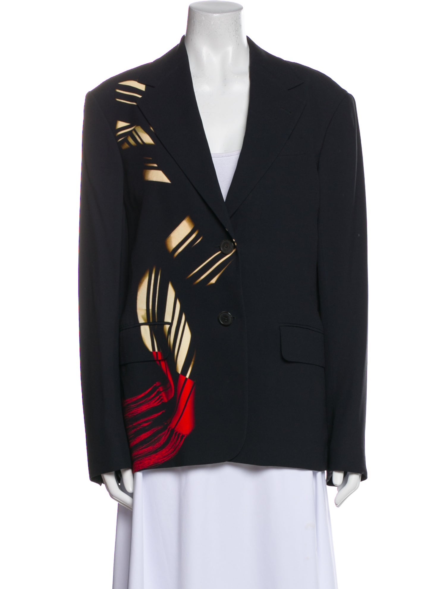 Dries Van Noten Printed Blazer
