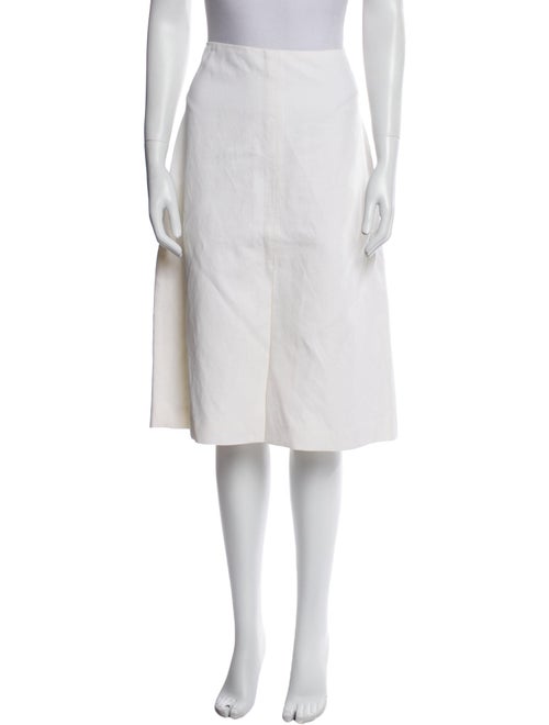 Dries Van Noten Linen Knee-Length Skirt