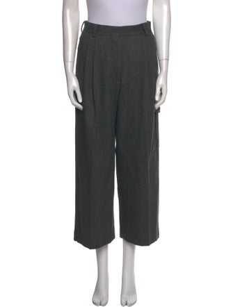 Dries Van Noten Wool Wide Leg Pants