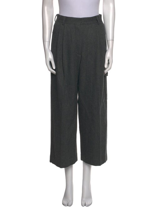 Dries Van Noten Wool Wide Leg Pants