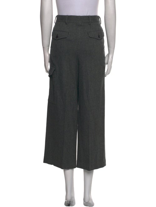 Dries Van Noten Wool Wide Leg Pants