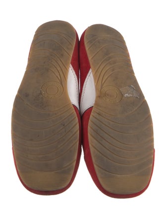 Dries Van Noten Suede Colorblock Pattern Sneakers