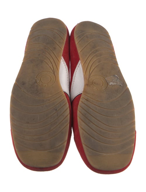 Dries Van Noten Suede Colorblock Pattern Sneakers