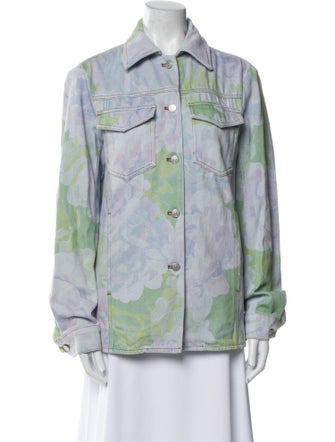 Dries Van Noten Printed Denim Jacket