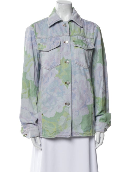 Dries Van Noten Printed Denim Jacket