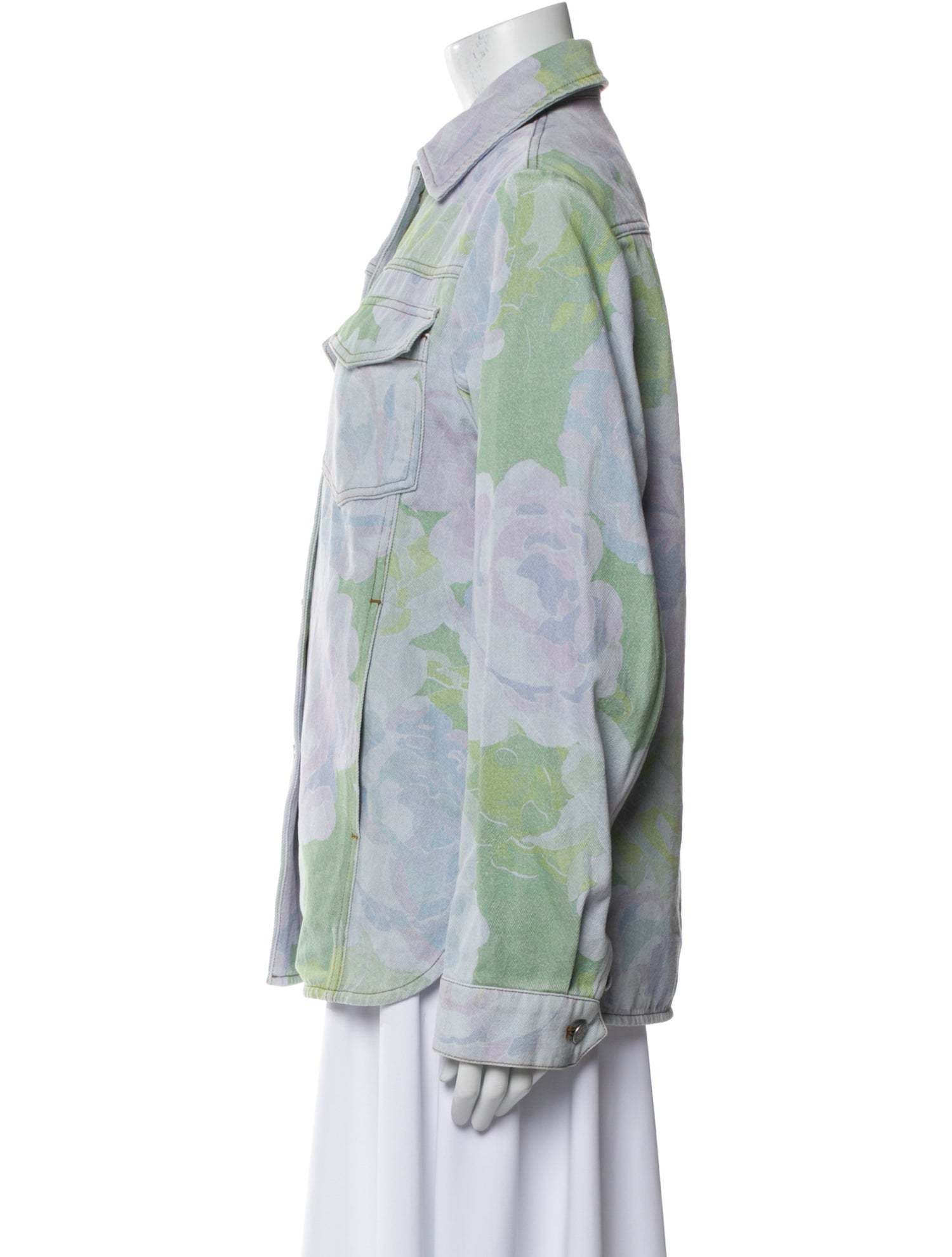 Dries Van Noten Printed Denim Jacket