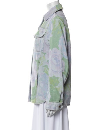 Dries Van Noten Printed Denim Jacket