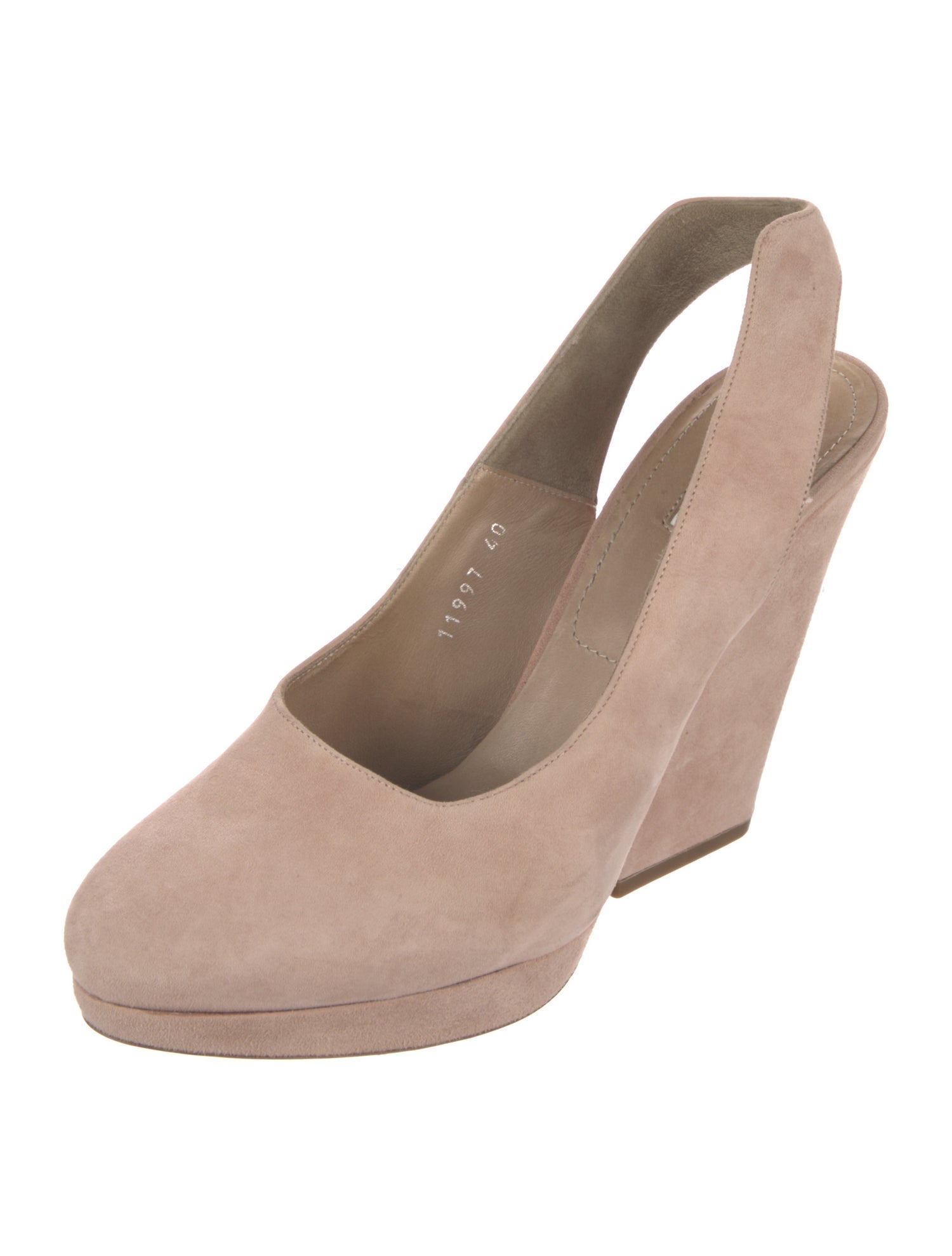 Dries Van Noten Suede Slingback Pumps