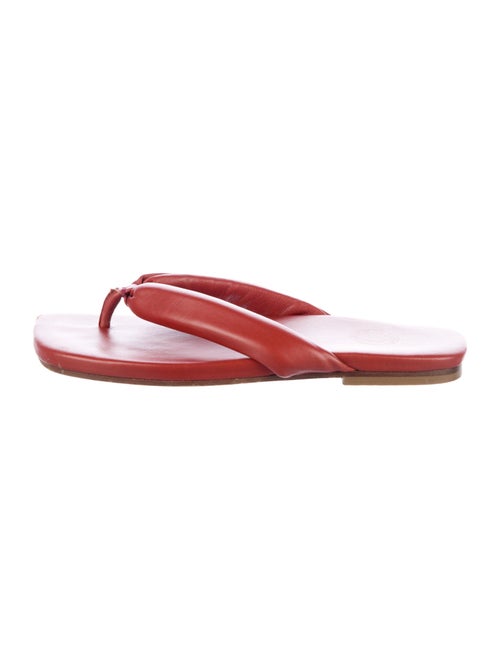 Dries Van Noten Leather Flip Flops