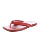 Dries Van Noten Leather Flip Flops