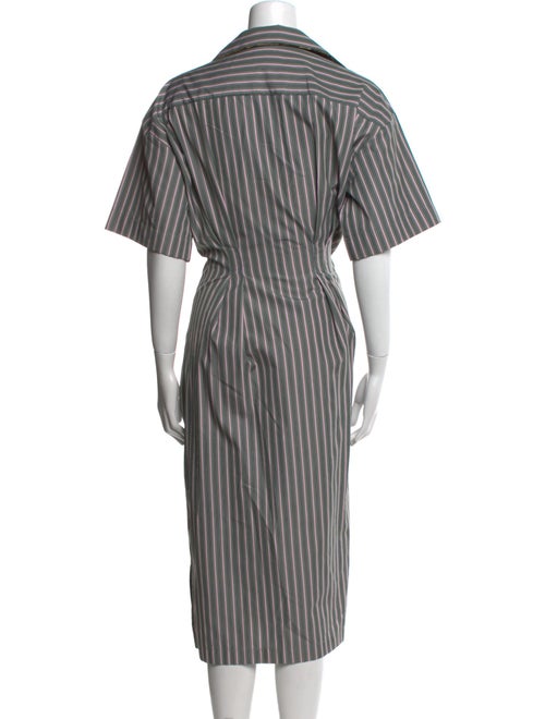 Dries Van Noten Striped Midi Length Dress