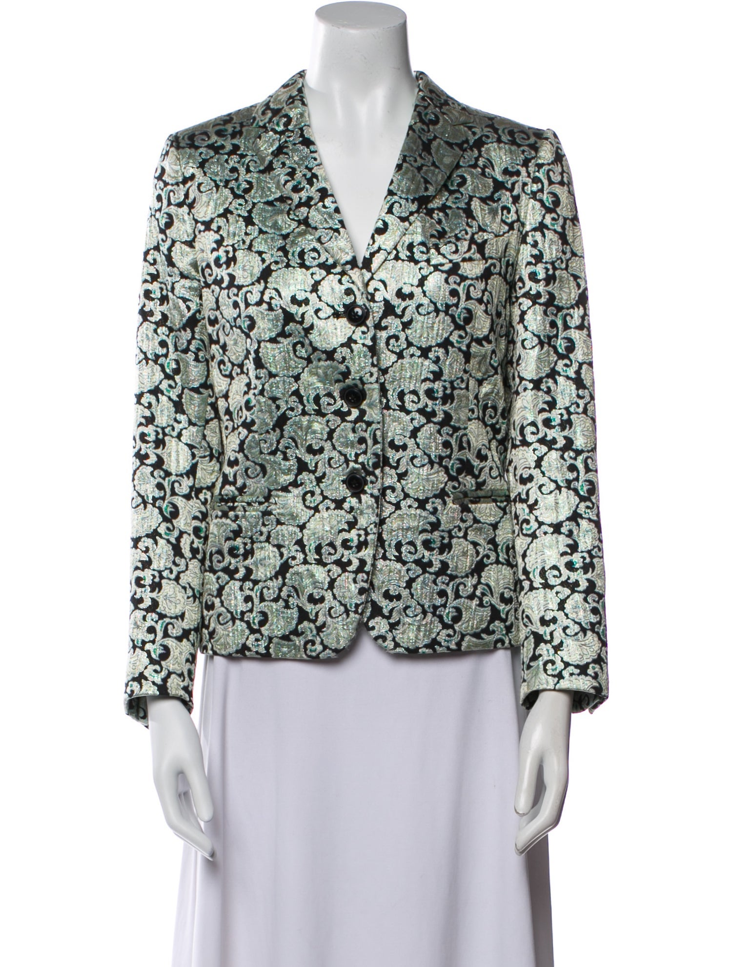 Dries Van Noten Printed Blazer