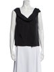 Dries Van Noten Cowl Neck Sleeveless Top