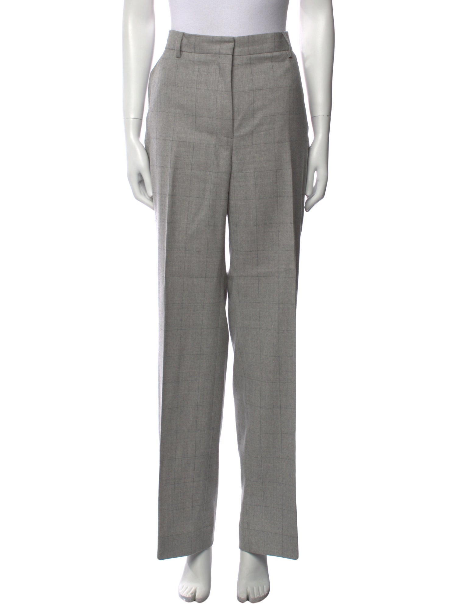 Dries Van Noten Wool Straight Leg Pants