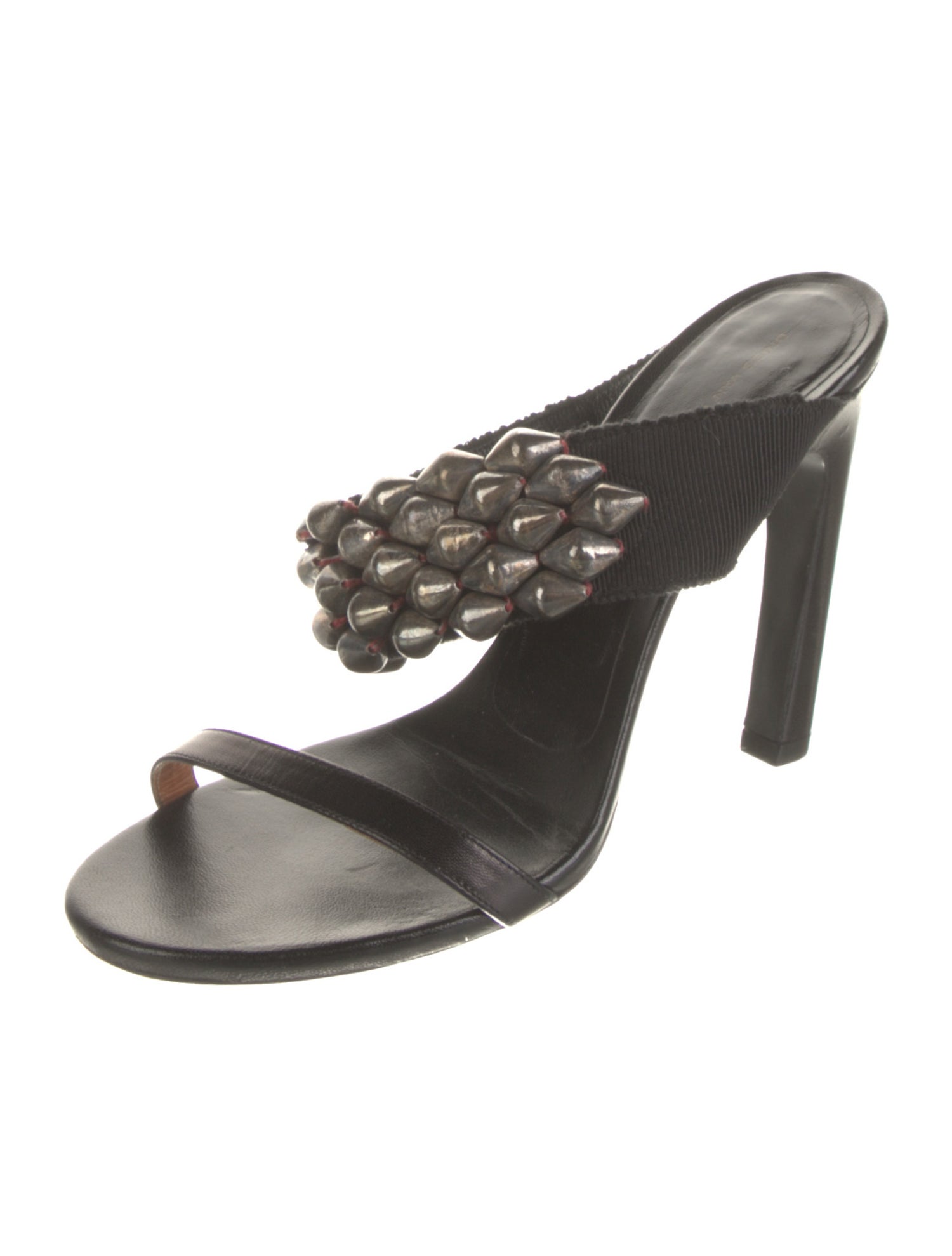 Dries Van Noten Leather Slides