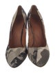 Dries Van Noten Leather Printed Pumps