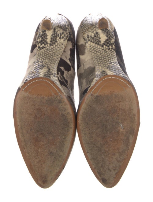 Dries Van Noten Leather Printed Pumps