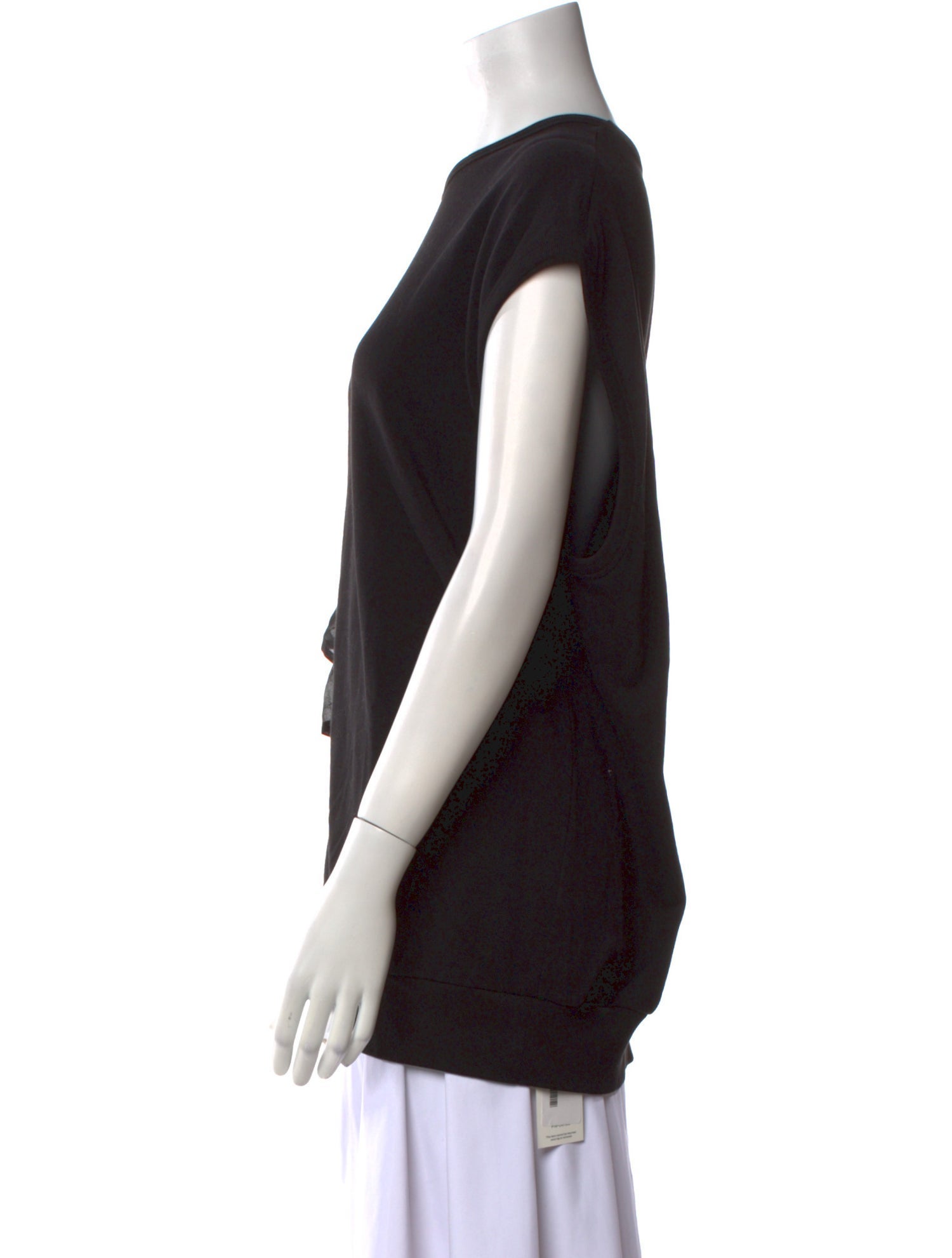 Dries Van Noten Bateau Neckline Short Sleeve Sweatshirt