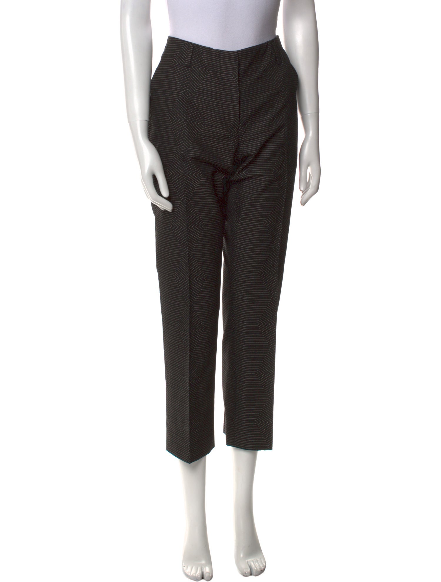 Dries Van Noten Striped Straight Leg Pants