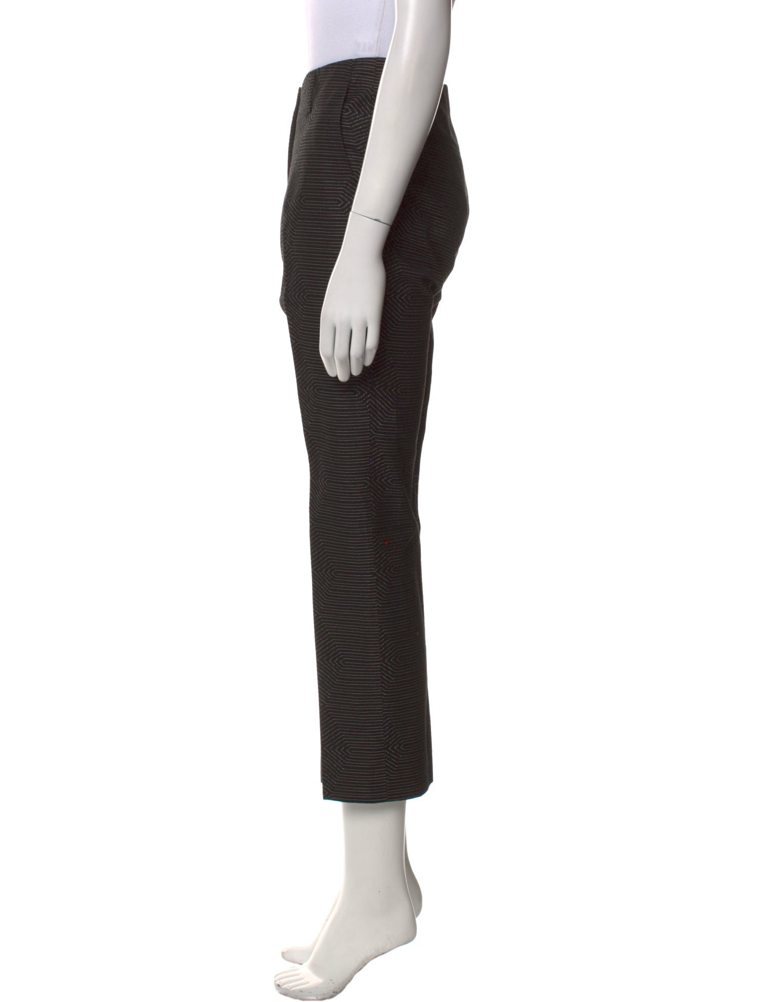 Dries Van Noten Striped Straight Leg Pants