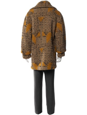 Dries Van Noten Merino Wool Printed Cardigan