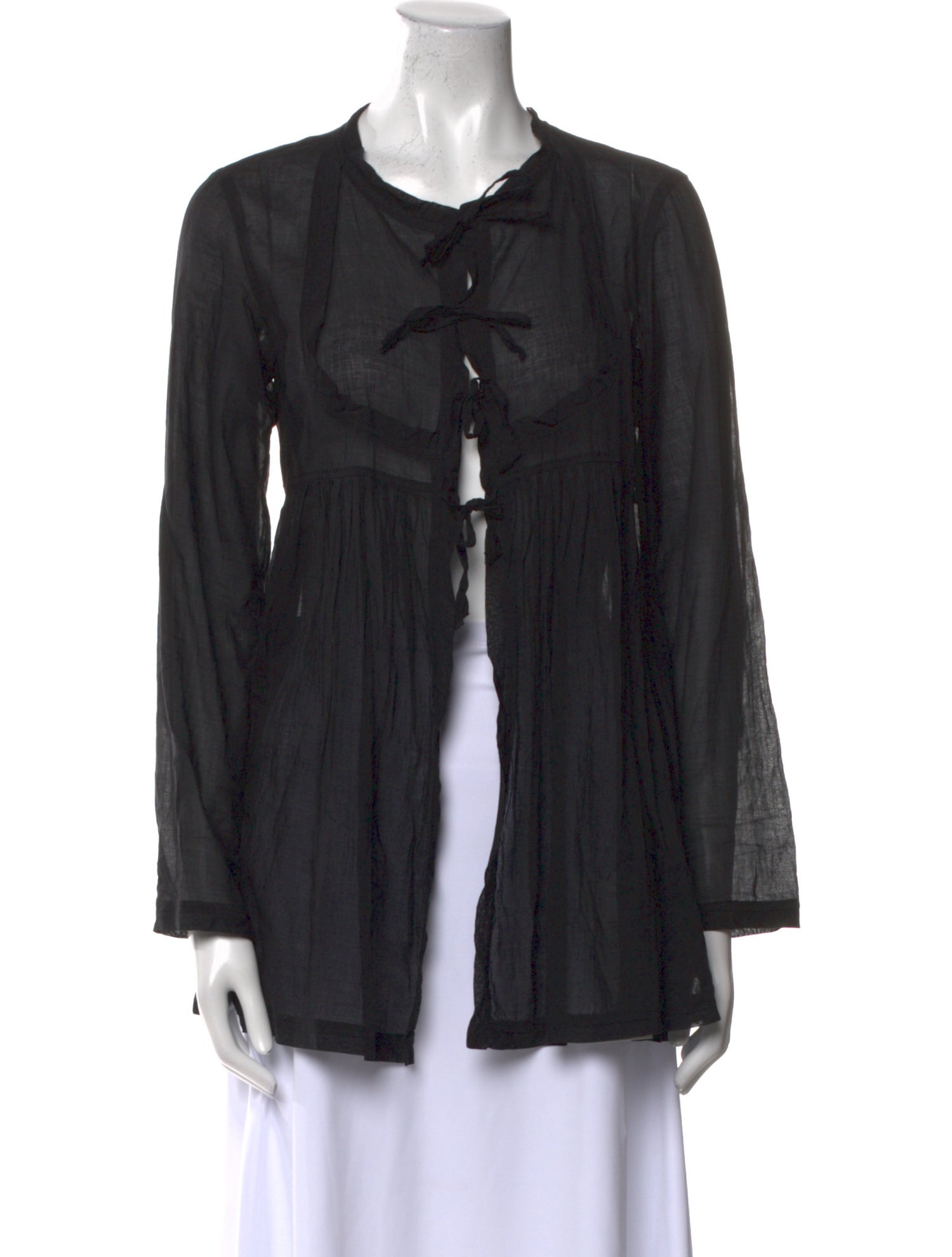 Dries Van Noten V-Neck Long Sleeve Tunic