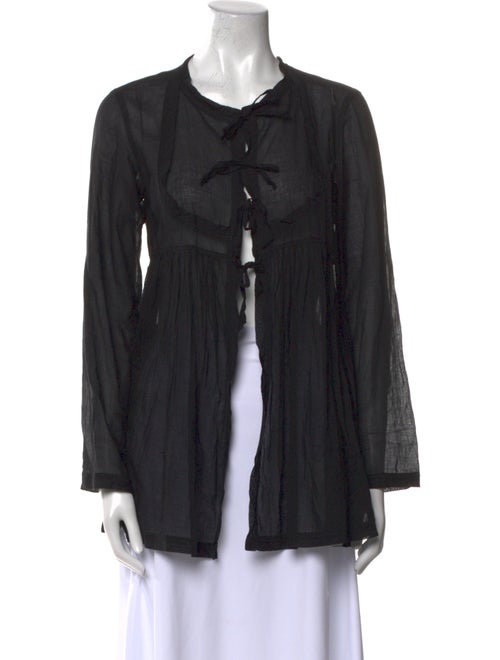 Dries Van Noten V-Neck Long Sleeve Tunic