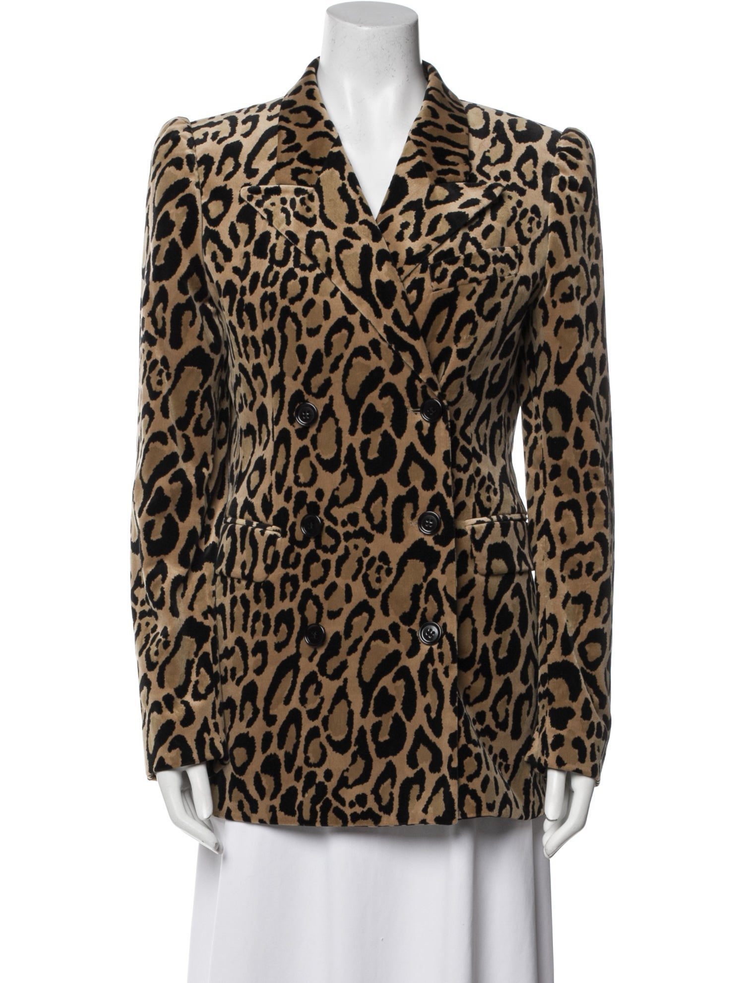 Dries Van Noten Animal Print Blazer