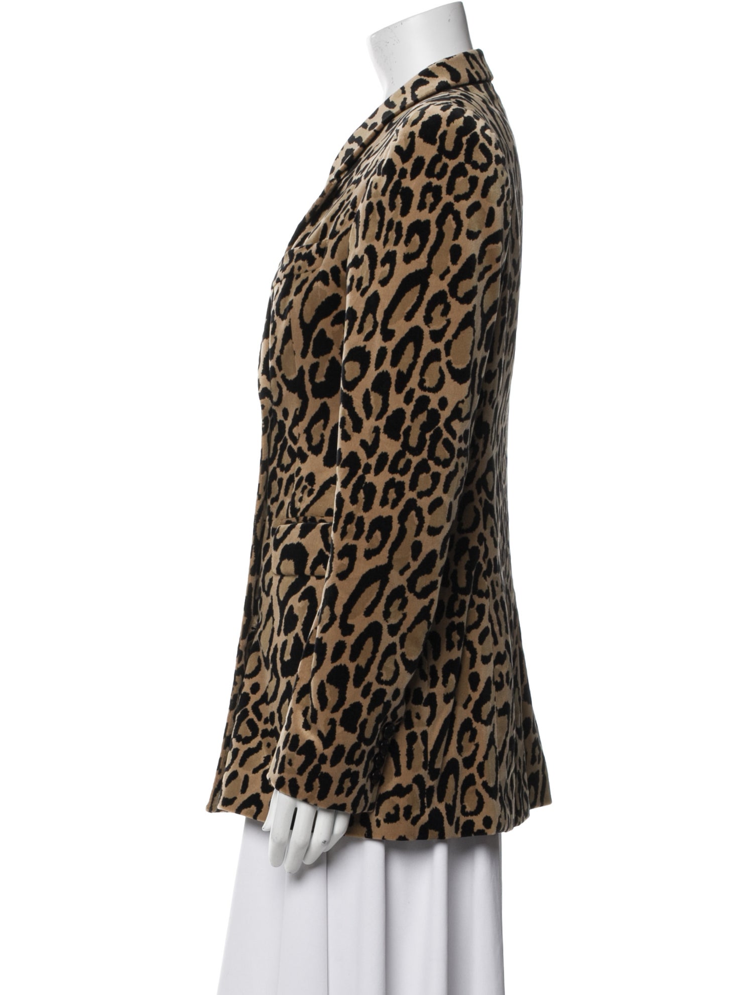 Dries Van Noten Animal Print Blazer