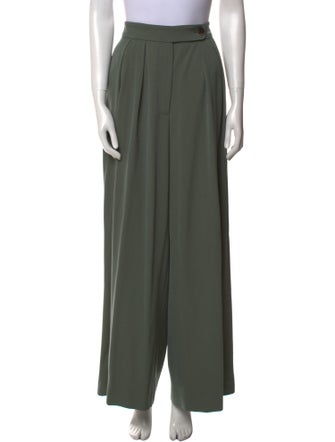 Dries Van Noten Wool Wide Leg Pants