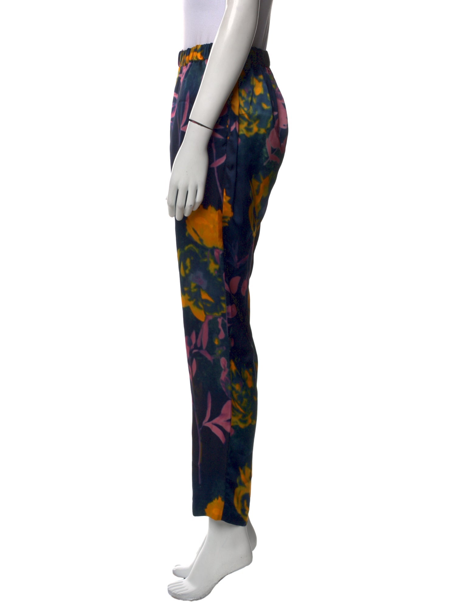 Dries Van Noten Printed Straight Leg Pants