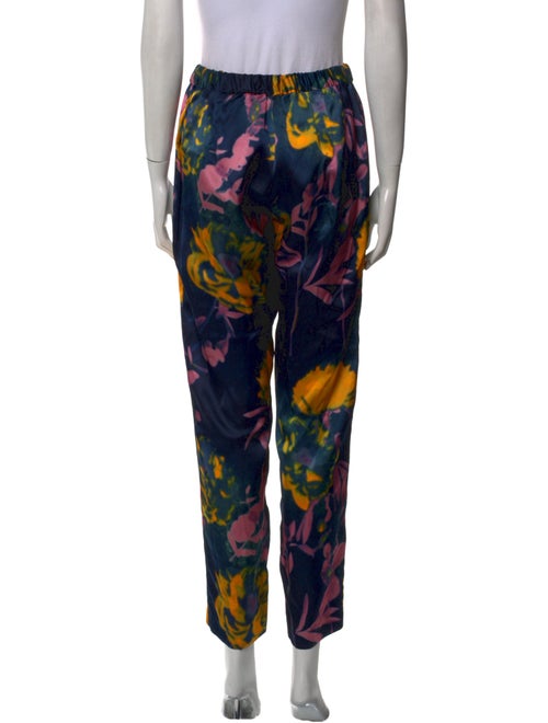 Dries Van Noten Printed Straight Leg Pants