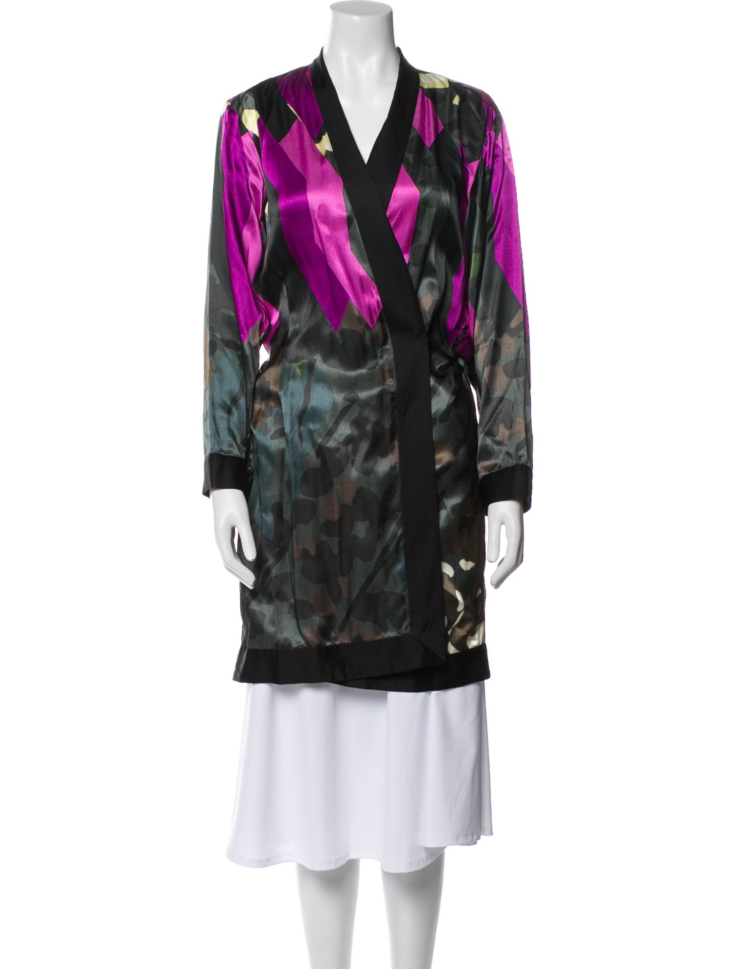 Dries Van Noten Printed Robe