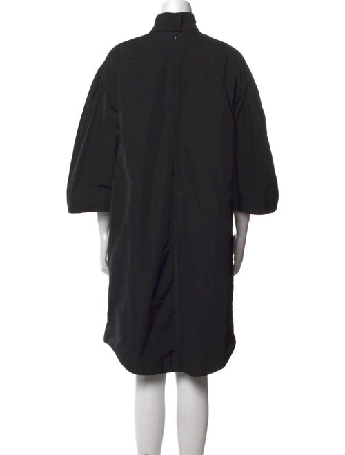 Dries Van Noten Mock Neck Knee-Length Dress