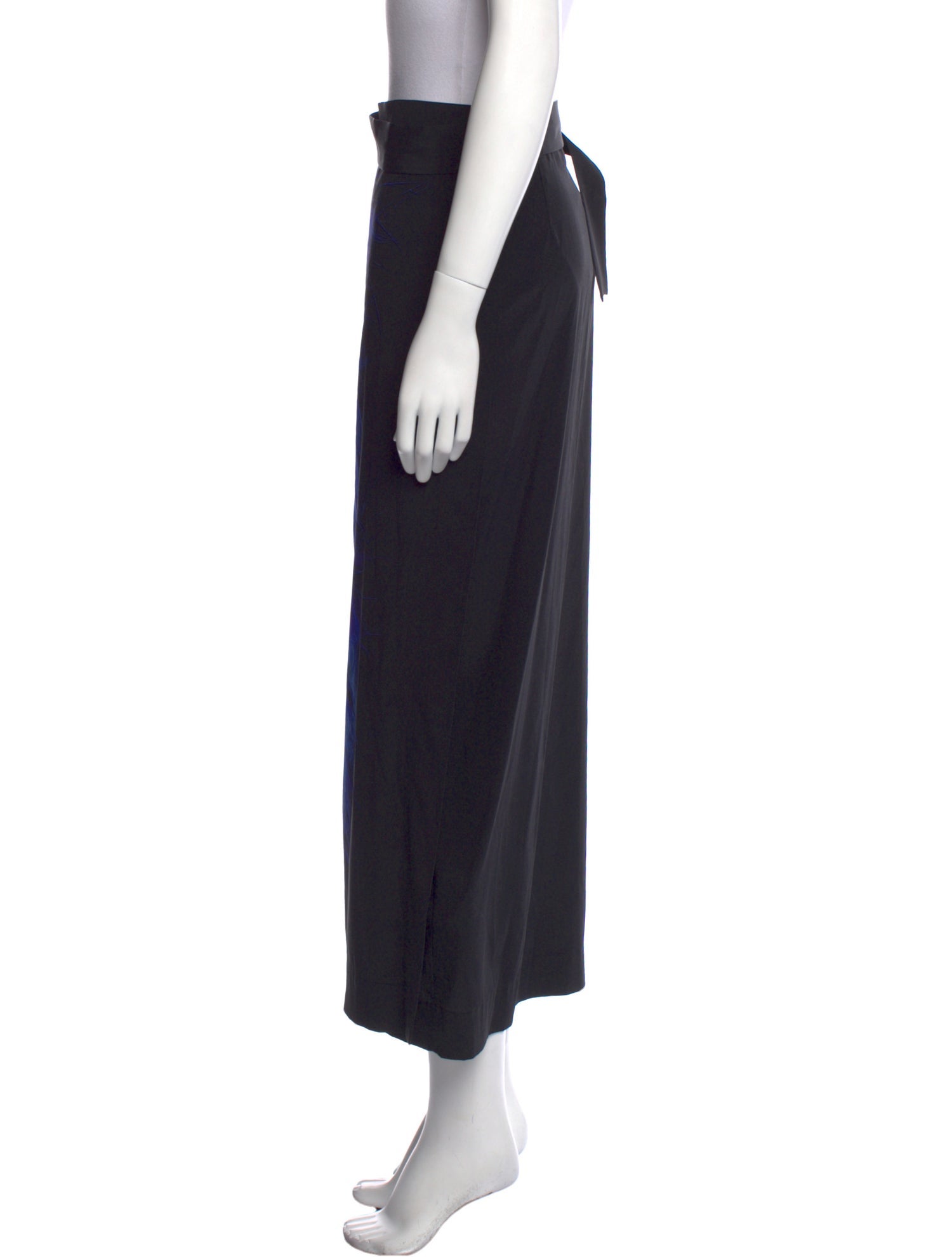 Dries Van Noten Silk Midi Length Skirt