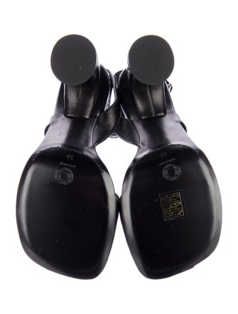 Dries Van Noten Leather Slingback Pumps