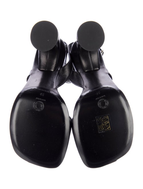 Dries Van Noten Leather Slingback Pumps