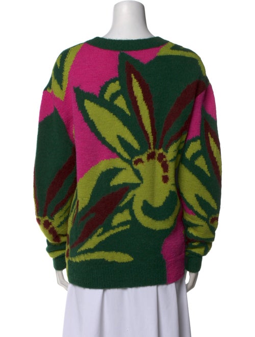 Dries Van Noten Printed Crew Neck Sweater