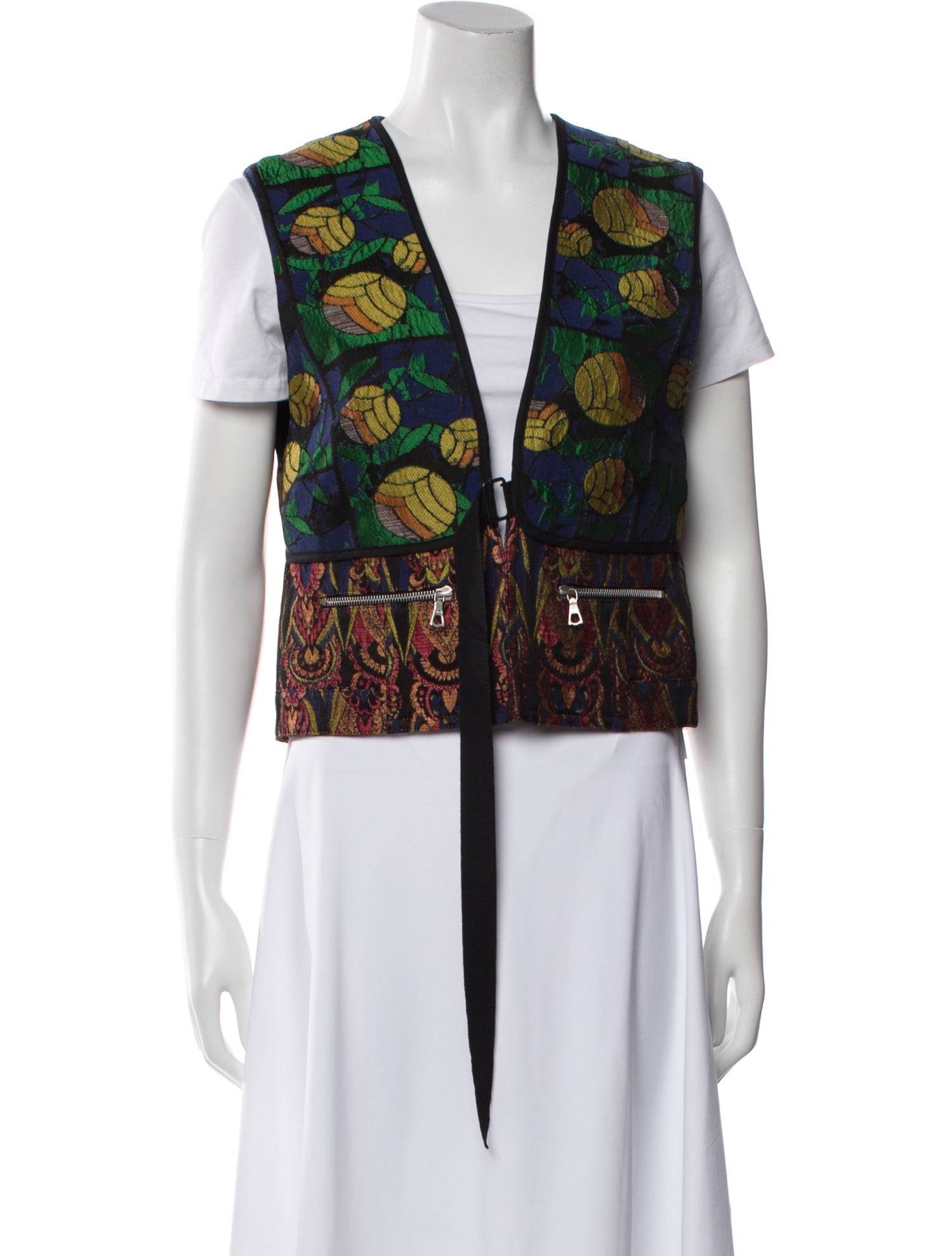 Dries Van Noten Printed Vest