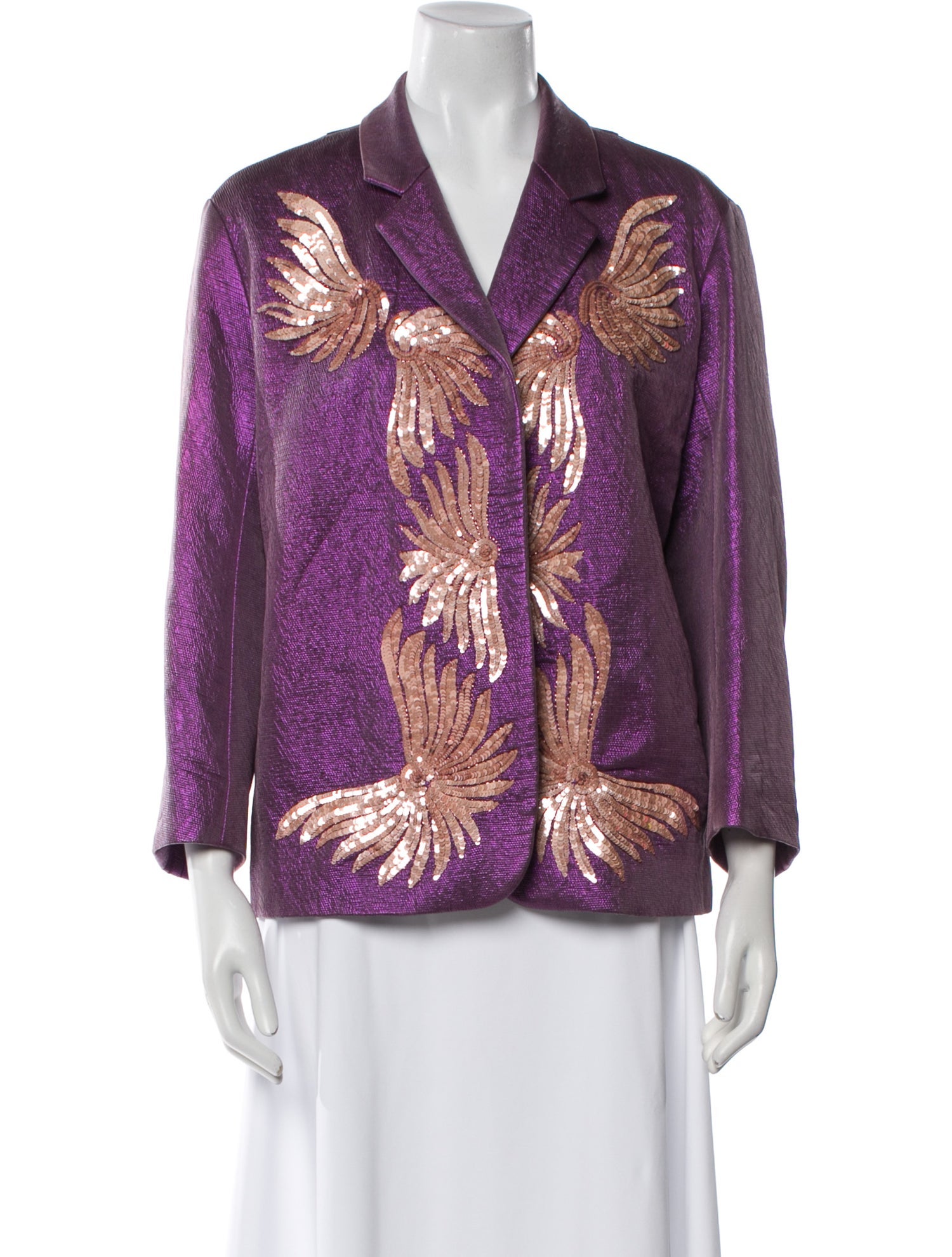 Dries Van Noten Printed Blazer