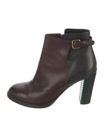 Dries Van Noten Leather Boots