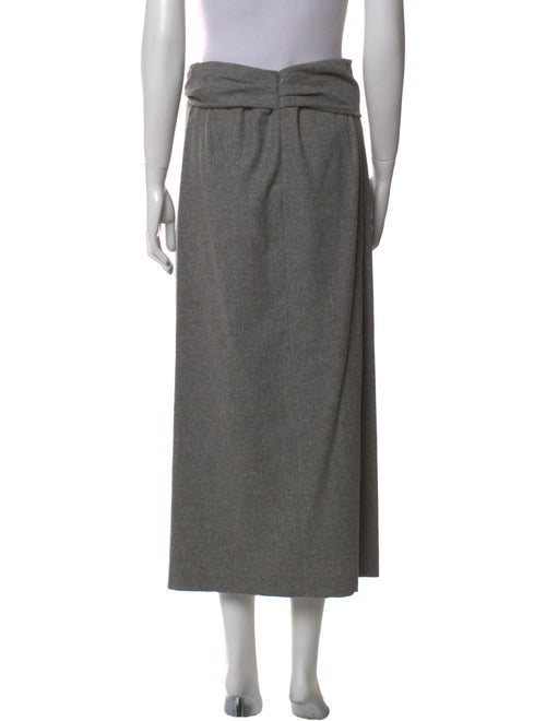 Dries Van Noten Wool Midi Length Skirt