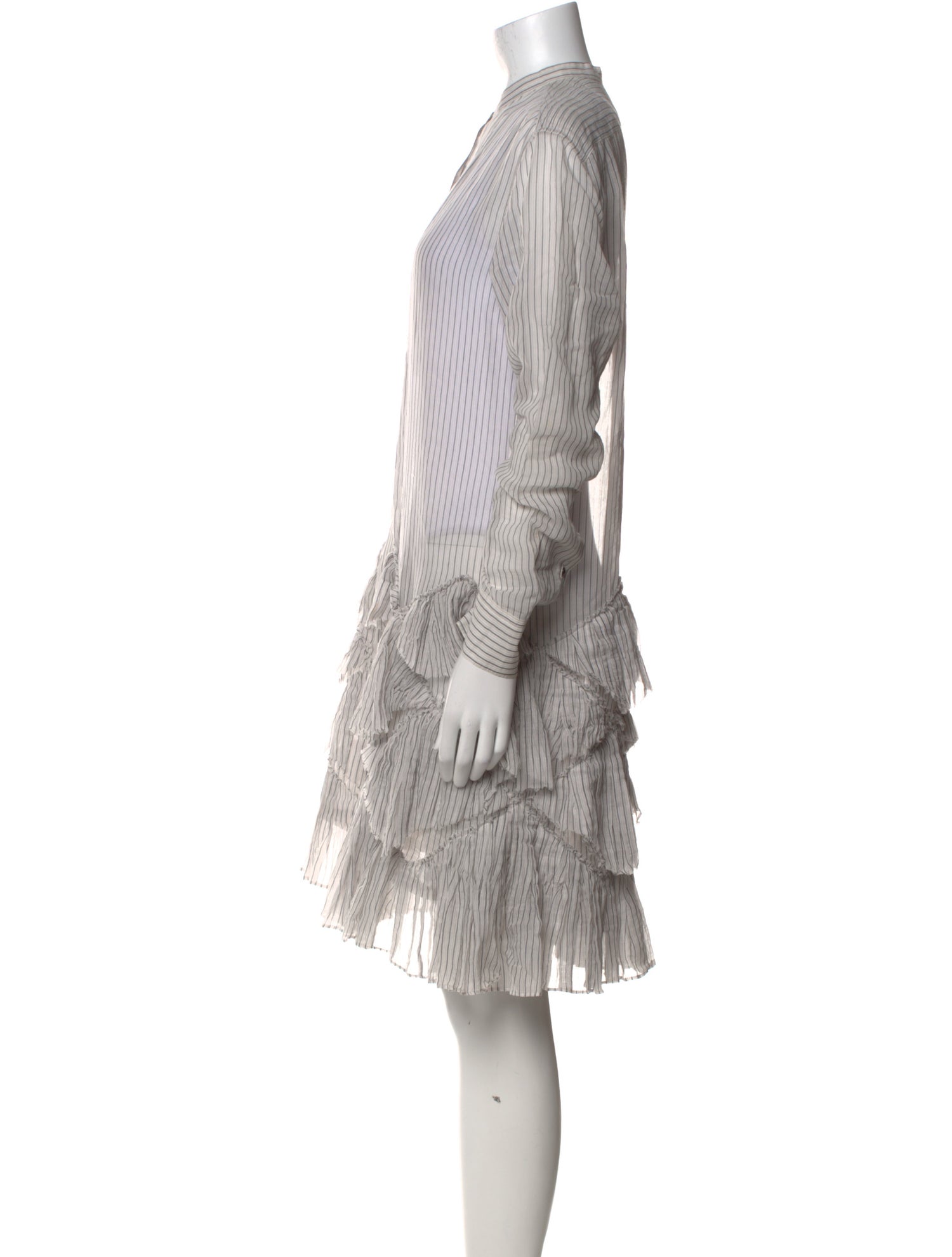 Dries Van Noten Striped Knee-Length Dress