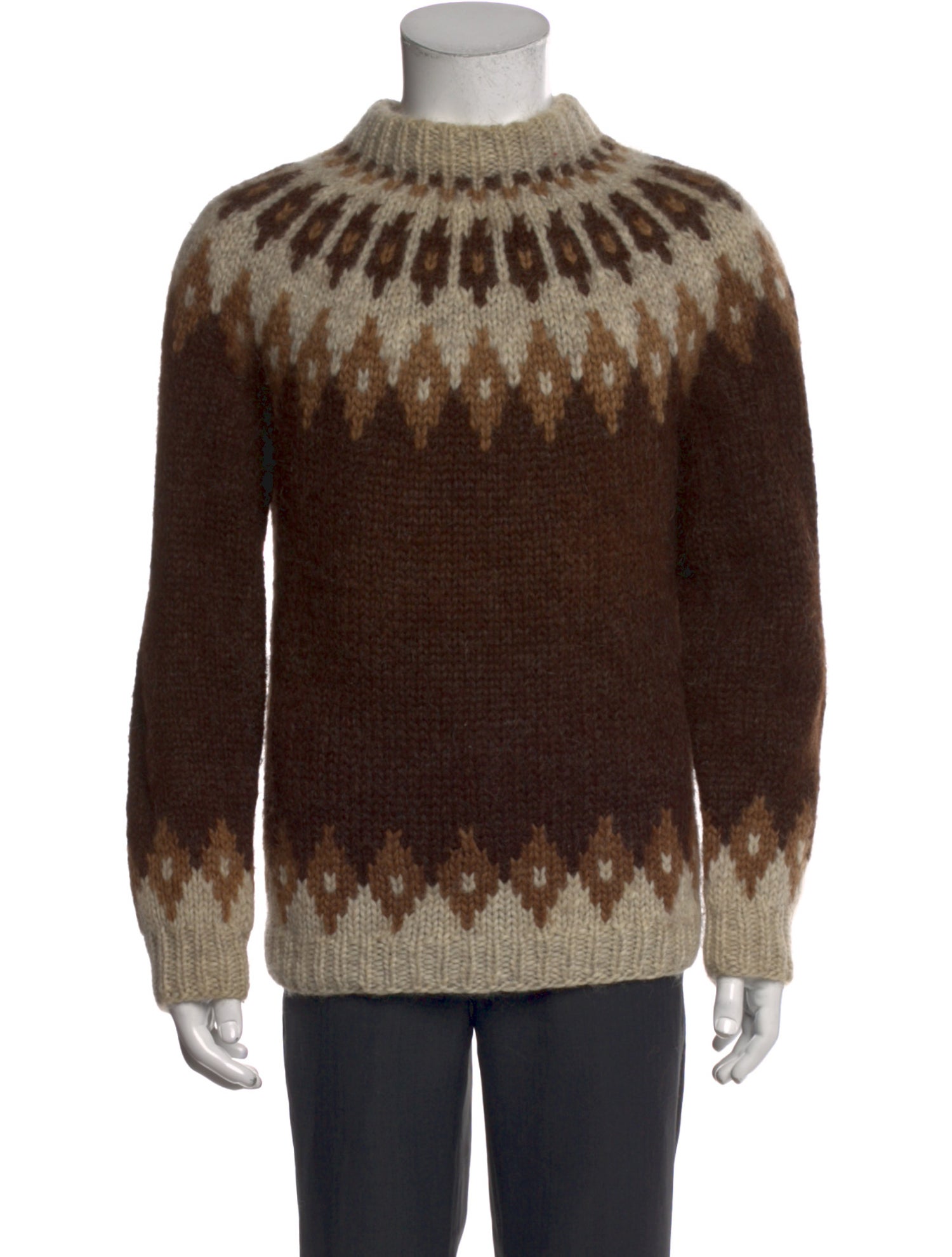 Dries Van Noten Late 1990's - Early 2000's Printed Pullover