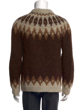 Dries Van Noten Late 1990's - Early 2000's Printed Pullover