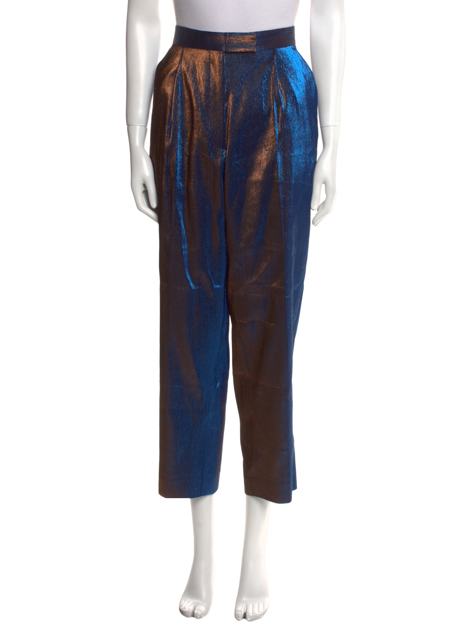 Dries Van Noten Tie-Dye Print Straight Leg Pants