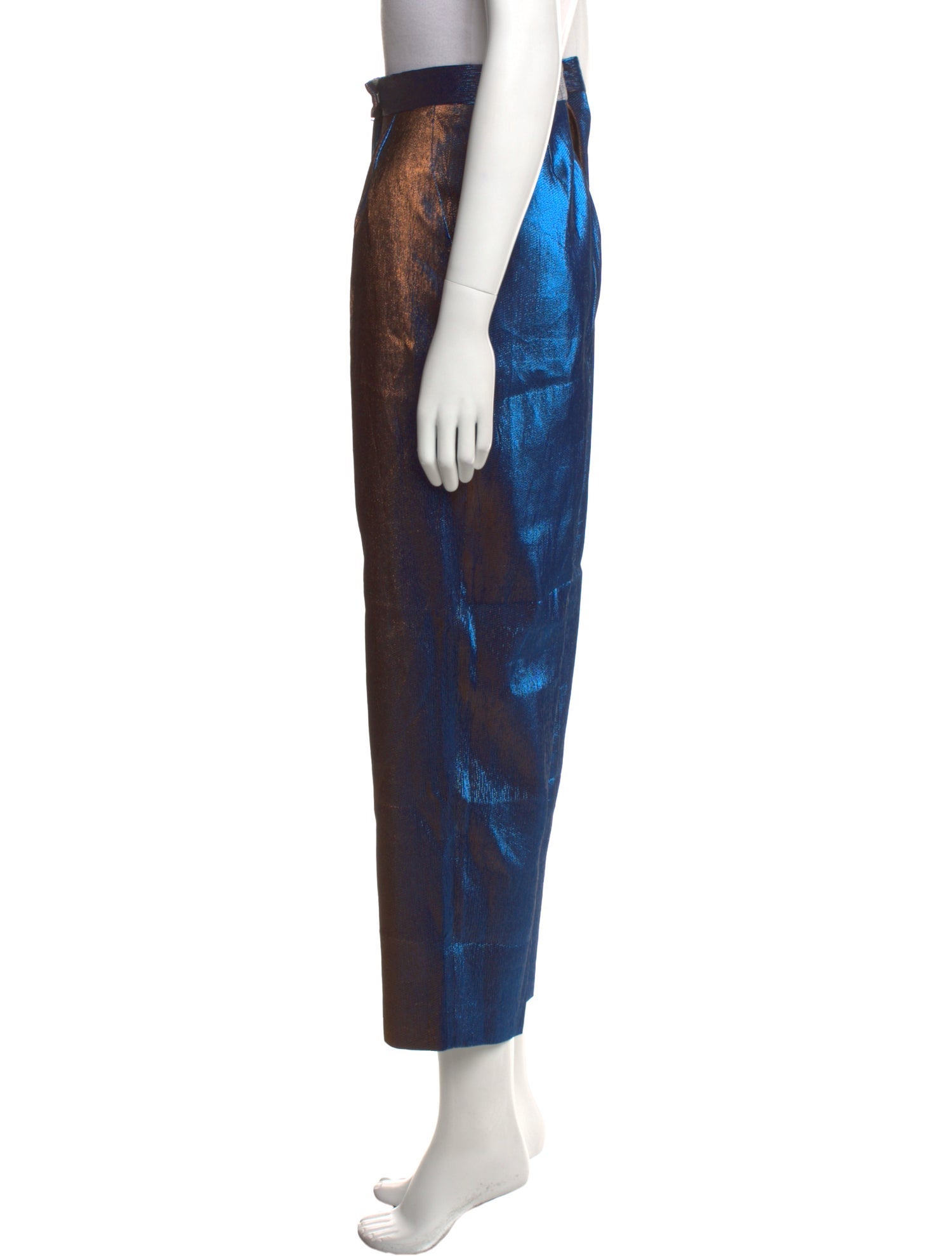 Dries Van Noten Tie-Dye Print Straight Leg Pants